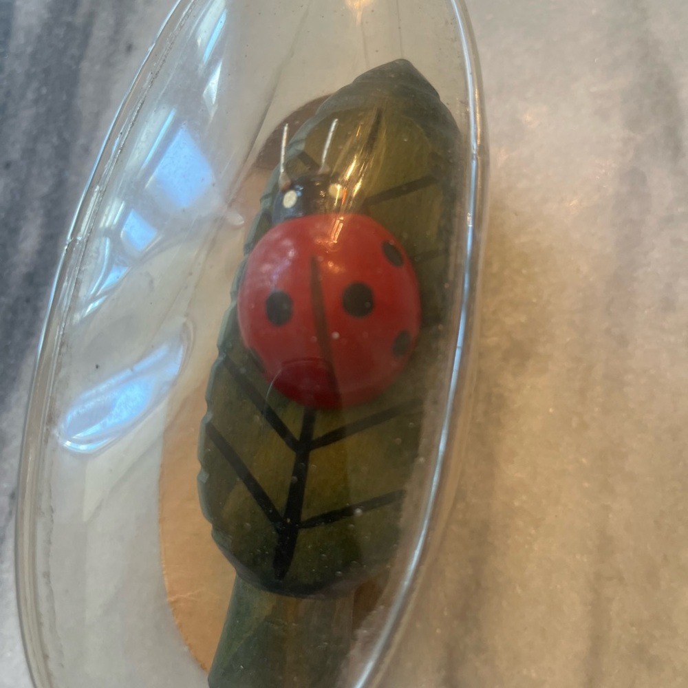 Vintage stapler🐞  1970s ladybug, 🐞wooden stapler adorable🐞